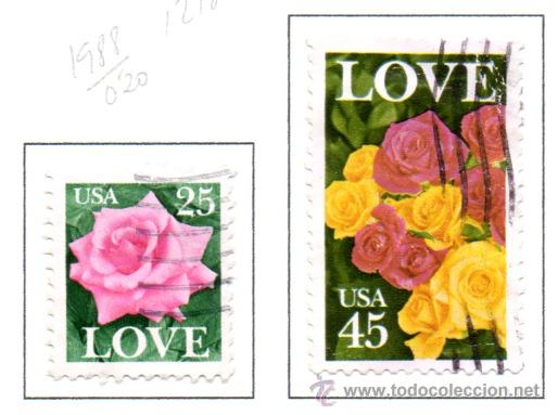 Sellos: USA.- SELLO CATALOGO MICHELL N&ordm; 1988 y 1993 EN USADO