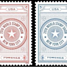Sellos: USA 2016 WORLD STAMP SHOW NY 2016 SG 5062-63