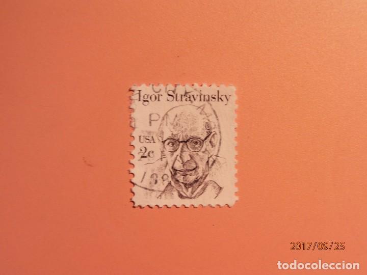 Sellos: USA - IGOR STRAVINSKY. - Foto 1