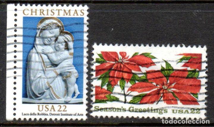 Sellos: USA.- CAT&Aacute;LOGO YVERT N&ordm; 1610/11, EN USADOS