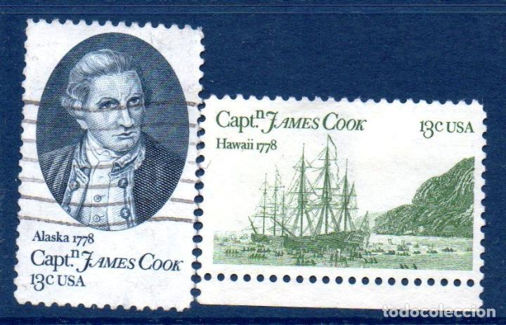 Sellos: USA.- CAT&Aacute;LOGO YVERT N&ordm; 1186/87, EN USADOS