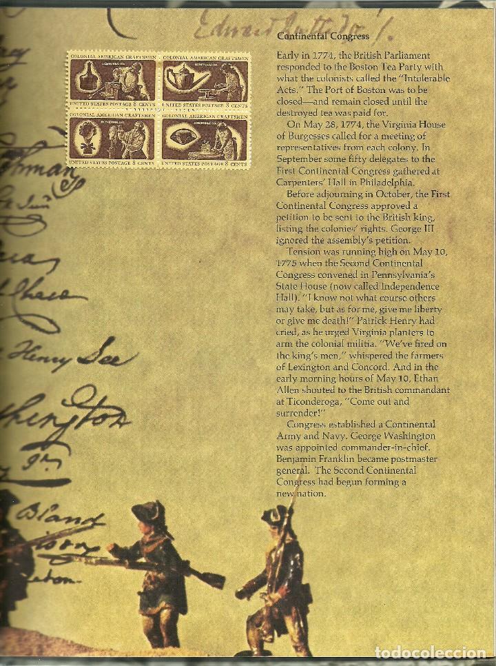 Sellos: LIBRO CONM. BICENTENARIO U.S.A. - Foto 2