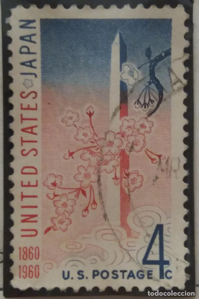 Selos: UNITED STATES, JAPAN, 4 CENTS, A&Ntilde;O 1960.