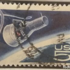 Sellos: UNITED STATES, 5 CENTS, SPACE, AÑO 1967. SELLO 2. Lote 160400410