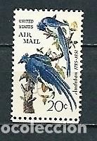 Selos: USA,Audubon,air mail,yvert 67,MNH**