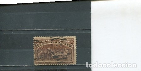 Timbres: SELLOS ANTIGUOS ESTADOS UNIDOS DE AMERICA USA NUMERO 85 DESCUBRIMIENTO DE AMERICA POR COLON