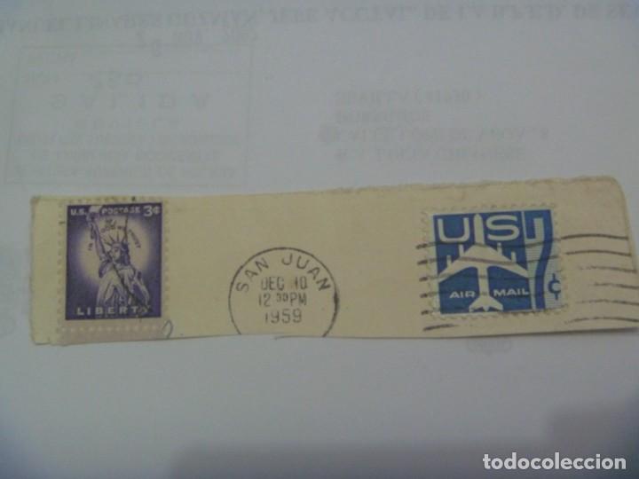 Selos: LOTE DE 2 SELLOS DE LOS ESTADOSUNIDOS MATASELLADOS EN SAN JUEN DE PUERTO RICO, 1959