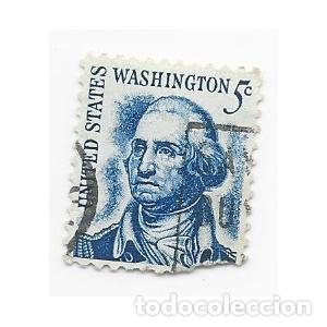 Briefmarken: SELLO ESTADOS UNIDOS EEUU GEORGE WASHINGTON 5 CENTAVOS