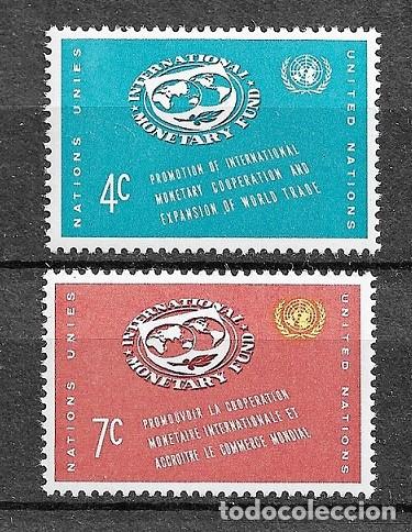 Timbres: Naciones Unidas, 1961, Fondo monetario internacional,yvert 86-87,nuevos, MNH**