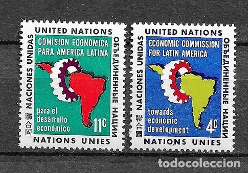Francobolli: Naciones Unidas, 1961, Comisi&oacute;n econ&oacute;mica para Am&eacute;rica latina,yvert 89-90,nuevos, MNH**