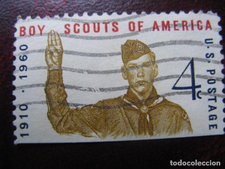 Stamps: +estados unidos,1960, 50 aniv. scoutismo americano, Yvert 679