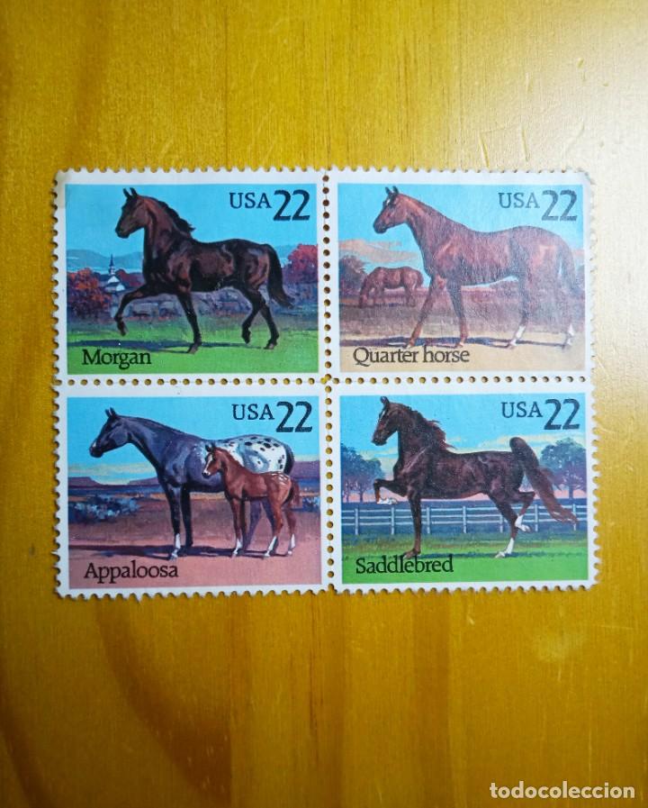 Briefmarken: UNITED STATE 22 CENTS APPALOOSA.