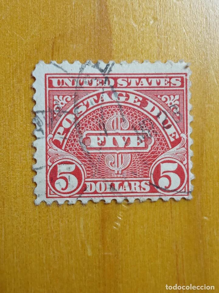 Briefmarken: UNITED STATE POSTAGE DUE 5 DOLLARS 1930.