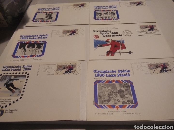 Stamps: 10 sobres mismo sello diferentes fotograf&iacute;as podiums
