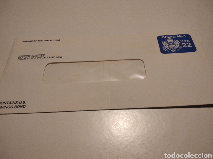 Stamps: Sobre Official Mail USA