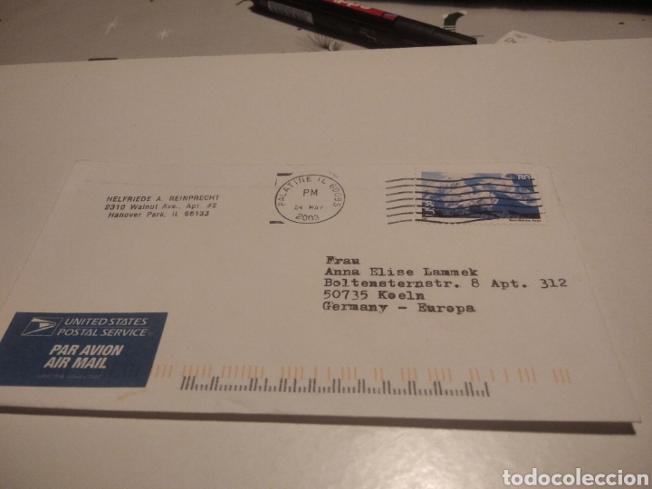Stamps: Sobre con sellos y pegatinas animales