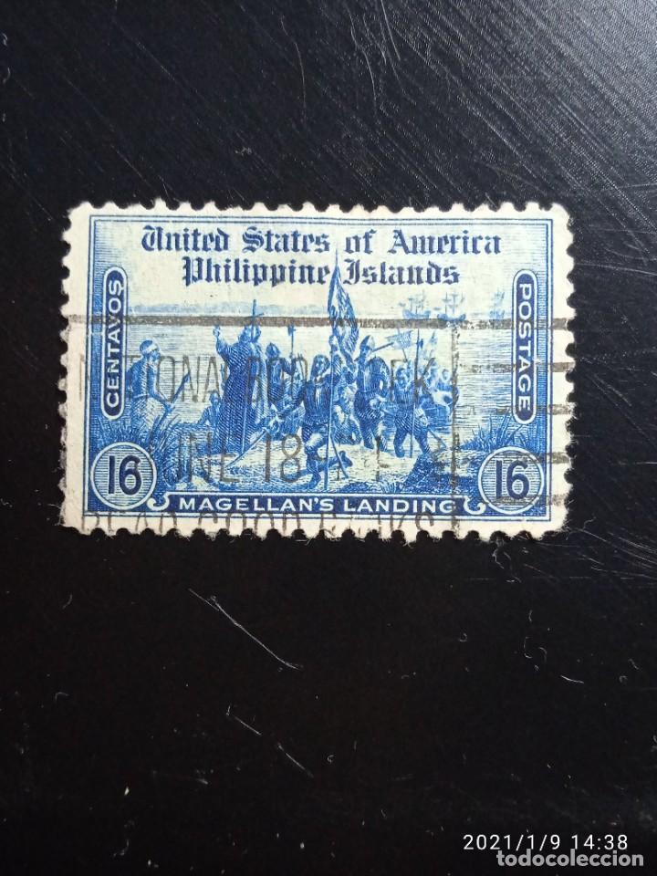 Sellos: UNITED STATES PHILIPPINE ISLANDS, 16 CENTS A&Ntilde;O 1935.