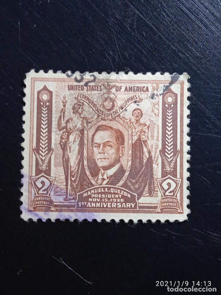 Sellos: UNITED STATES PHILIPPINE ISLANDS, 2 CENTS A&Ntilde;O 1936.
