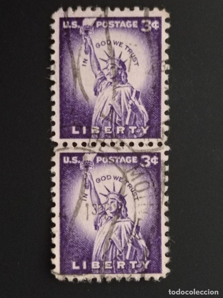 Sellos: SELLO ESTADOS UNIDOS. LIBERTAD (3 c) DE 1954-1973