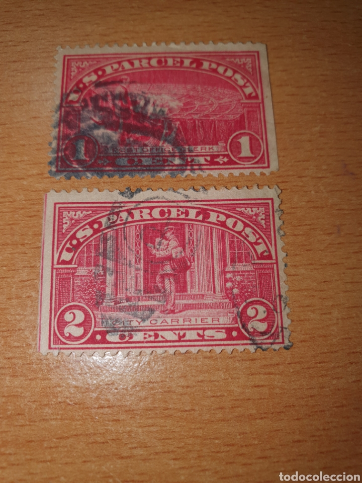 Sellos: 2 sellos usa parcel post - Foto 1