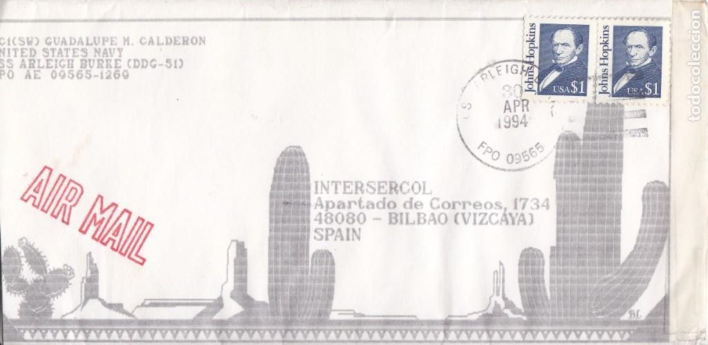 Sellos: CORREO AEREO: USA 1994