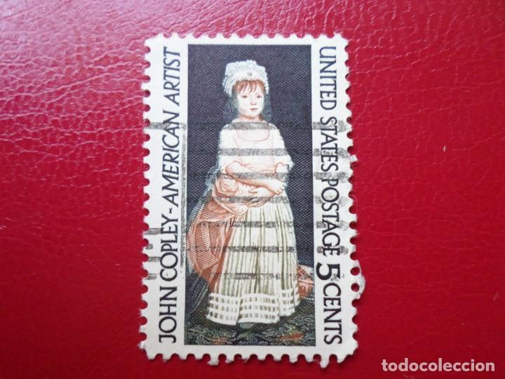 Stamps: +estados unidos,1965, john singleton copley, Yvert 790