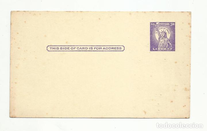 Briefmarken: estatua de la libertad entero postal usa