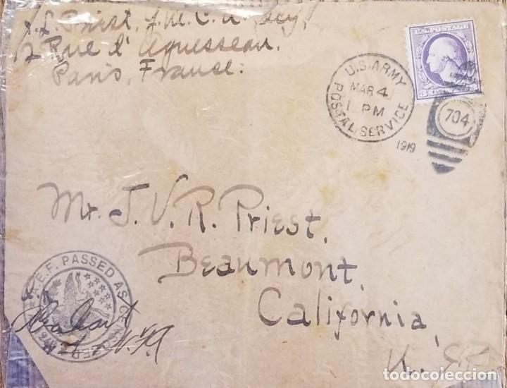 Selos: J) 1949 UNITED STATES, WASHINGTON, AIRMAIL, CIRCULATED COVER, FROM USA TO CALIFORNIA
