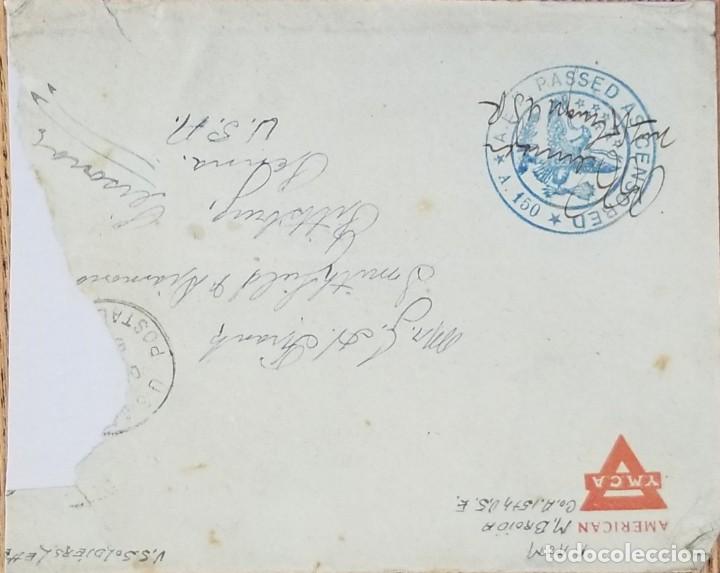 Selos: J) 1942 UNITED STATES, PASSED AS CENSORED, AIRMAIL, CIRCULATED COVER, FROM USA