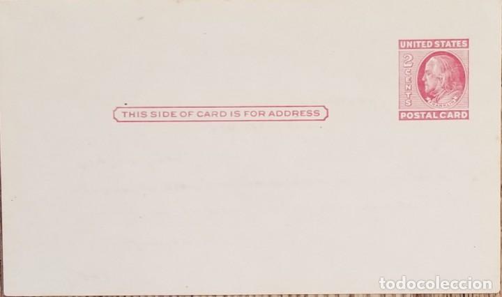 Selos: J) 1943 UNITED STATES, WASHINGTON, POSTAL STATIONARY, XF