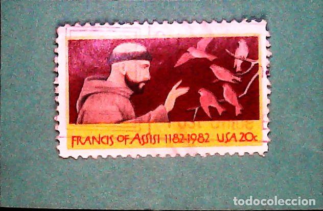 Timbres: Francobollo usato timbrato USA Stati Uniti