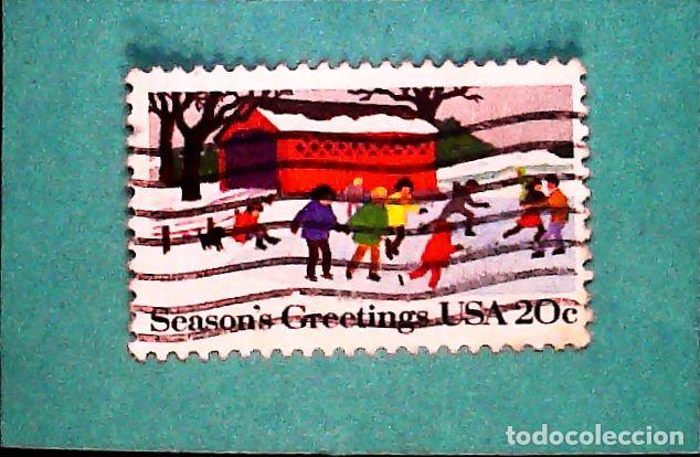 Stamps: Francobollo usato timbrato USA Stati Uniti