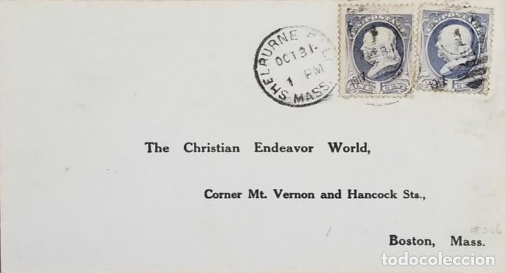 Selos: J) 1931 UNITED STATES, WASHINGTON, AIRMAIL, CIRCULATED COVER, FROM USA TO MASSACHUSSETTS