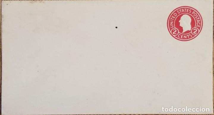 Selos: J) 1912 UNITED STATES, WASHINGTON, POSTAL STATIONARY, XF
