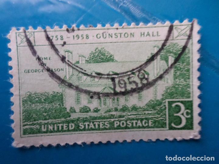Timbres: +estdos unidos, 1958, centenario de gunston hall, Yvert 644