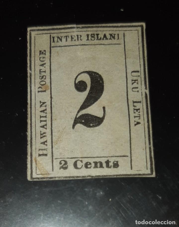 Sellos: HAWAI, Valor dos centavos. - Foto 1