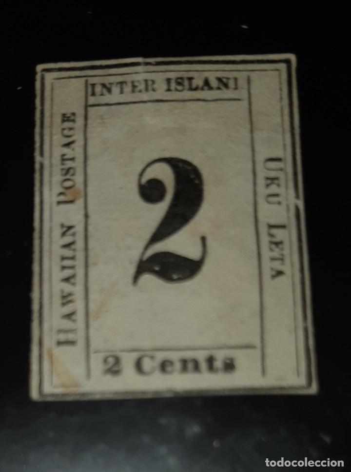 Sellos: HAWAI, Valor dos centavos. - Foto 3