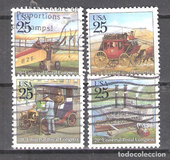 Francobolli: ESTADOS UNIDOS n&ordm; 1881/1884&ordm; Vig&eacute;simo congreso de la UPU. Transportes postales. Serie completa