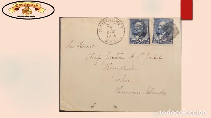 Francobolli: RO) 1888 UNITED STATES USA, JAMES A. GARFIELD, ASSASSINATED PRESIDENT, NANTUCKET CANCELLATION, CIRCU