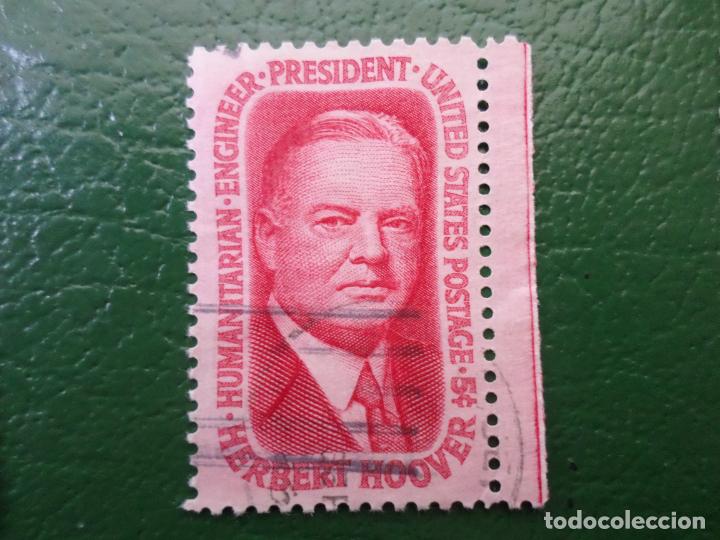 Selos: +estados unidos, 1965, homenaje al presidente herbert hoover, Yvert 786