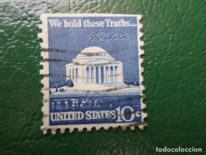 Sellos: +estados unidos, 1973, memorial de jefferson, Yvert 1008