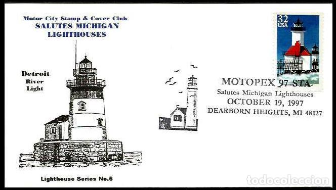 Briefmarken: USA 1997 FARO DETROIT RIVER