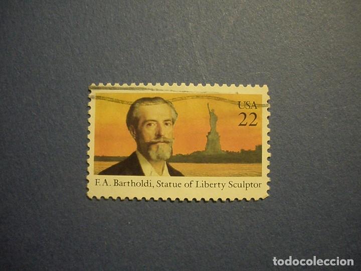 Briefmarken: EE. UU. - Fr&eacute;d&eacute;ric Auguste Bartholdi - ESTATUA DE LA LIBERTAD.