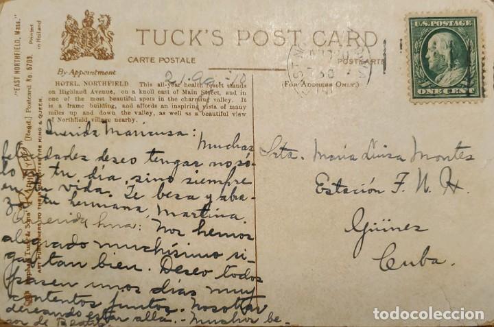 Stamps: J) 1923 UNITED STATES, WASHINGTON, POSTCARD, CIRCULATED COVER, FROM USA TO CARIBE