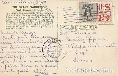 Stamps: Estados Unidos & El Arroyo Drake Oak,, Oak Brook, Illinois, Almada, Oeiras Portugal 1967 (7889)