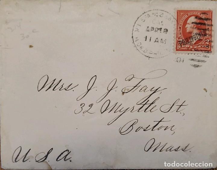 Timbres: J) 1900 UNITED STATES, WASHINGTON, US OCUPPATION IN PHILIPPINES, WITH OVERPRINT IN BLACK PHILIPPINES