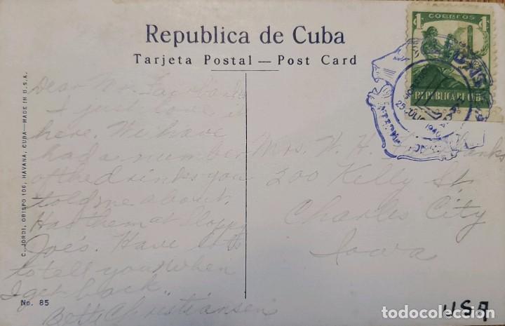 Timbres: J) 1940 CARIBE, LIONS CLUB, POSTCARD, CIRCULATED COVER, FROM CARIBE TO USA