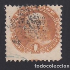 Sellos: ESTADOS UNIDOS, 1869 YVERT 29, 1 ¢, MARRÓN CLARO