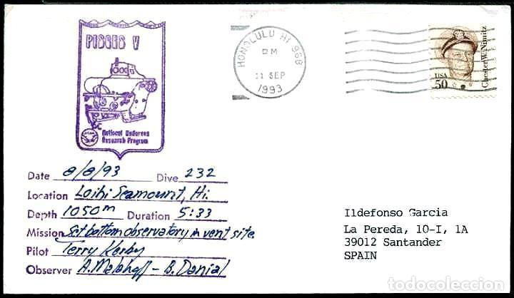 Briefmarken: USA SUBMARINO DE INVESTIGACION PISCIS V