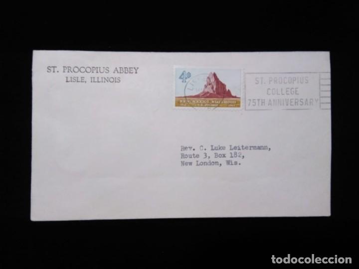 Briefmarken: J) 1962 MEXICO, STATEHOOD, ST PROCOPIUS COLLEGE 75TH ANNIVERSARY, WITH SLOGAN CANCELLATION, AIRMAIL,